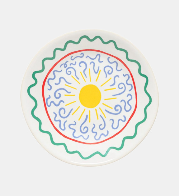 costa nova - SUMMER BLISS - Assiette Apéritive Soleil - Multicolore