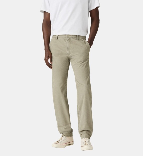 Pantalon chino droit en coton - vue 9