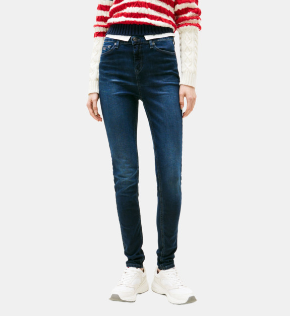 tommy jeans - Jean skinny Nora - Bleu