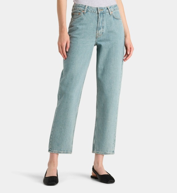 samsoe samsoe - Jean droit Samarianne en denim - Bleu