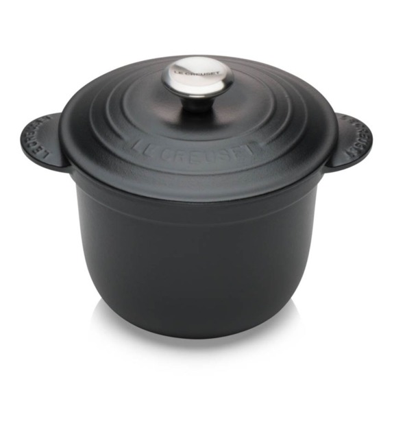 Cocotte Every fonte émaillée noir mat Ø18 cm 2L