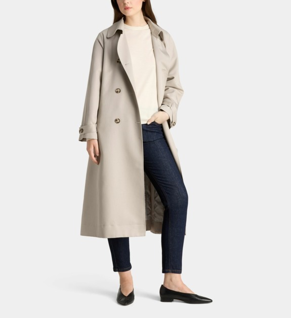 galeries lafayette - Trench long Bjorn femme - Beige