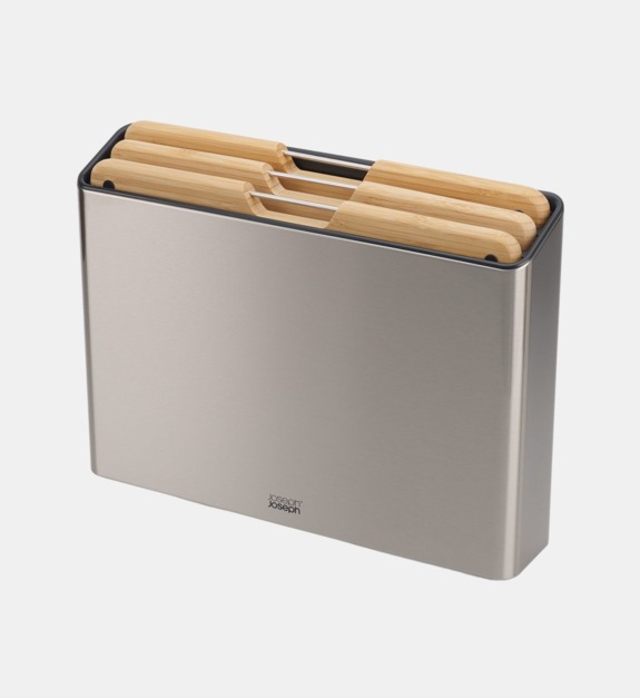 joseph joseph - Folio - Lot de 3 planches à découper en bambou - Marron