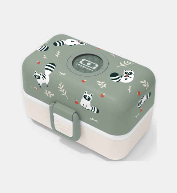 monbento - Bento pour enfant MB Tresor - Raccoon - 50 cl - Vert