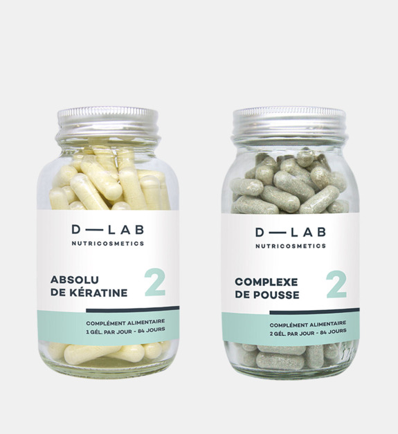 d-lab nutricosmetics - Complément alimentaire - Duo Nutrition-Capillaire -