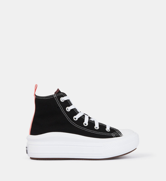 converse - Baskets hautes plateformes Chuck Taylor All Star Move - Noir