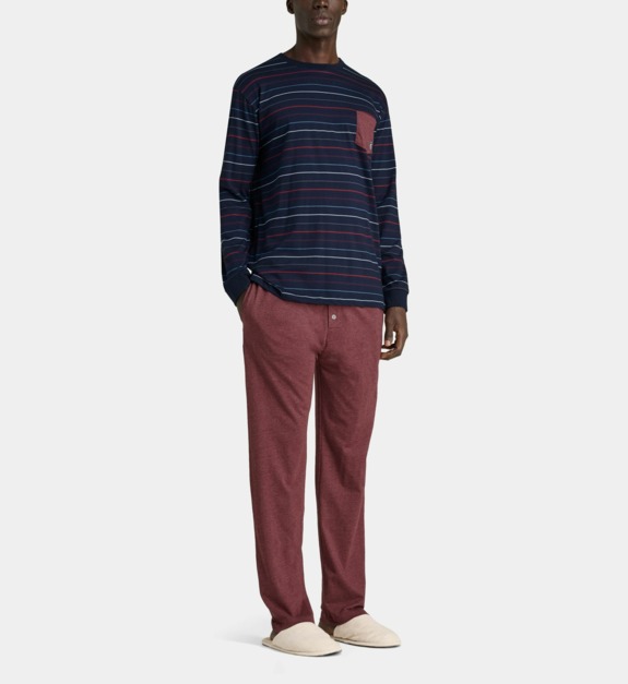 mariner - Ensemble pyjama en coton - Bleu