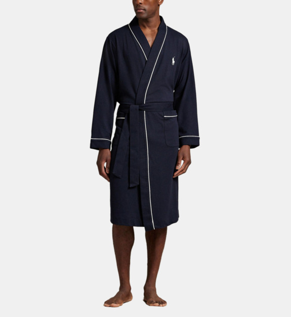 polo ralph lauren - Robe de chambre droite signature - Bleu