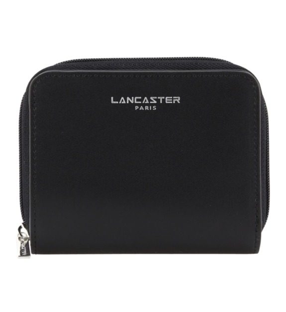 lancaster - Petit portefeuille Constance en cuir - Noir