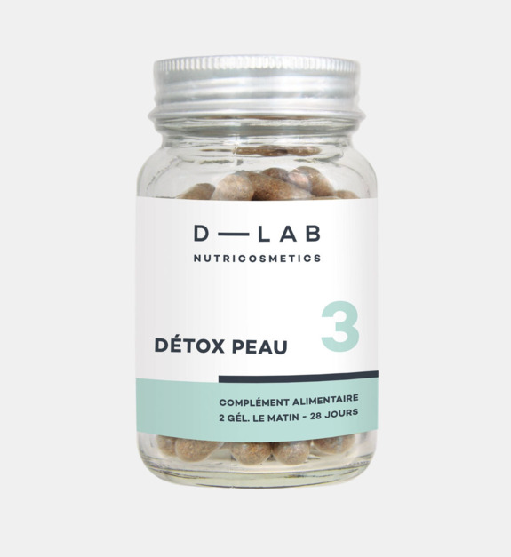 d-lab nutricosmetics - Complément alimentaire - Détox Peau  Peau capricieuse -