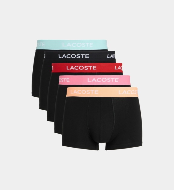 Caleçons Lacoste Lot de 5 boxers en coton extensible EU