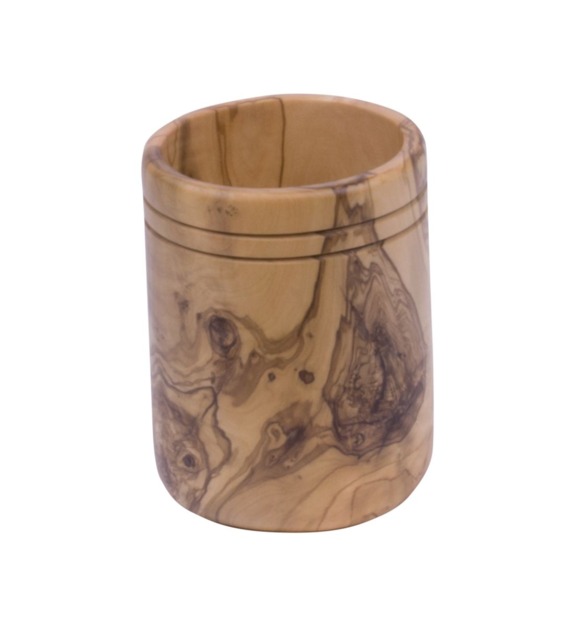 bérard france - Pot à couverts bois olivier Ø11 x 15 cm - Beige