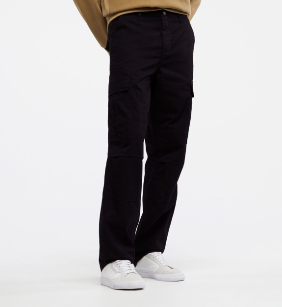 carhartt wip - Pantalon cargo droit coton - Noir