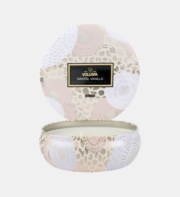 voluspa - Japonica - Bougie parfumée Santal Vanille 340 g - Beige