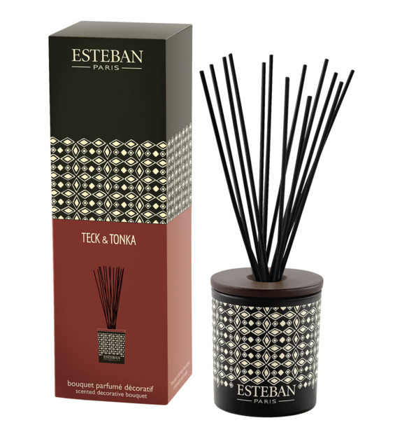 esteban paris parfums - Teck & Tonka - Bouquet parfumé décoratif -