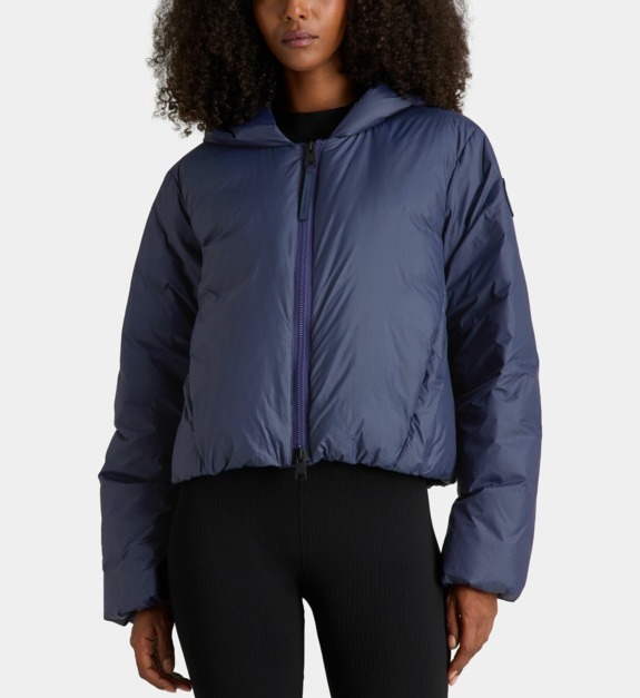 Blouson Elba court matelassé à capuche