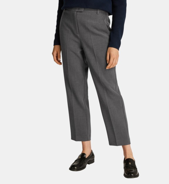 tommy hilfiger - Pantalon Punto 7/8 droit - Gris