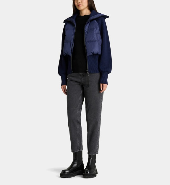 Doudoune Hybridge® Astoria en laine finition matelassée