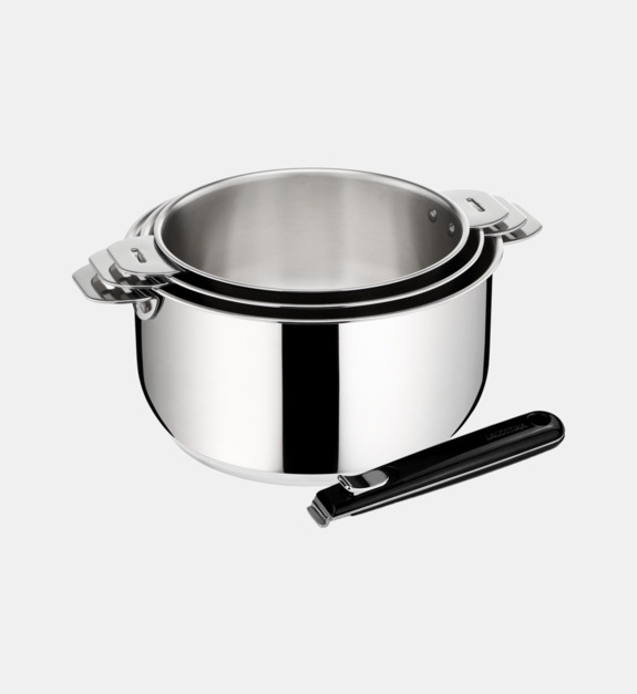 SALVASPAZIO+-+Lot+3+casseroles+-++Ø16/18/20+cm+-+4+pieces