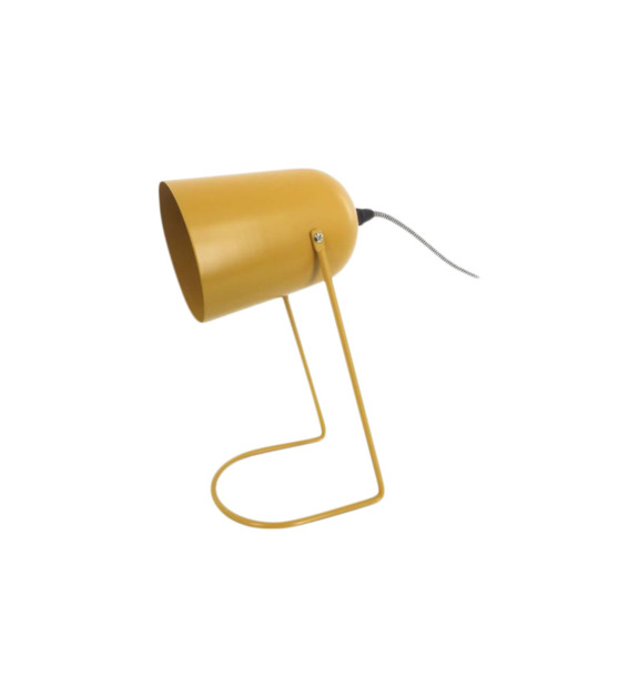 Lampe à poser Enchanté métal jaune H30 cm