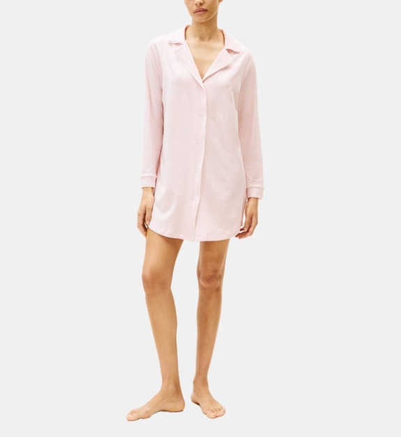 Chemise de Essential ample mi longue en coton - vue 2