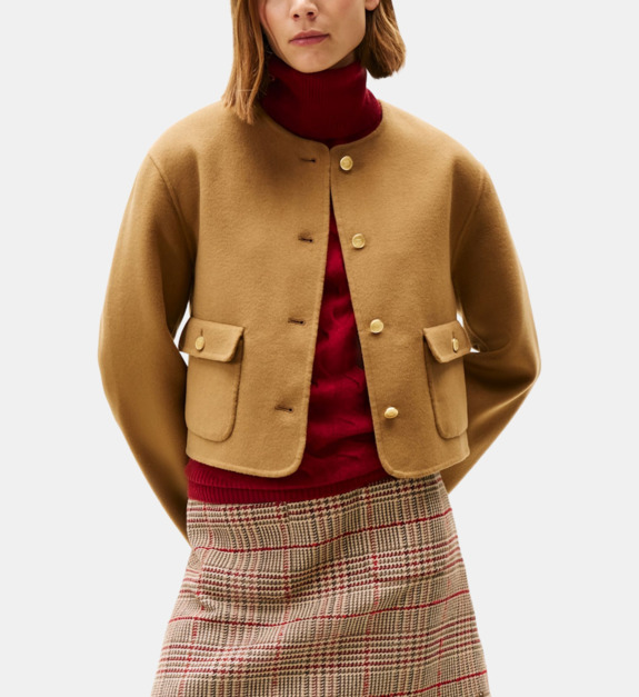 Veste classique droite courte - vue 2