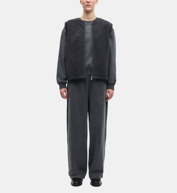 samsoe samsoe - Veste sans manches Saautumns ample finition polaire - Gris