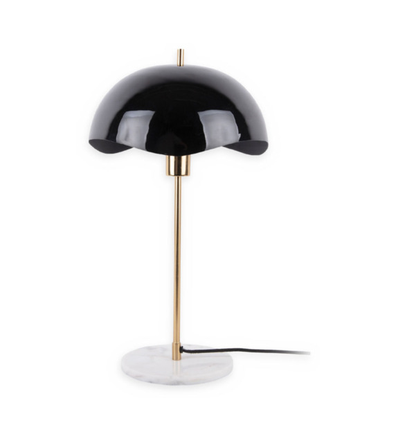 Lampe de table - Waved Dome - Noir