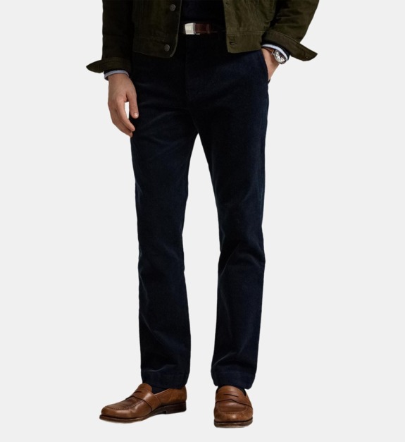 Pantalon slim en velours