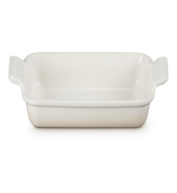 le creuset - Plat rectangulaire - céramique émaillée meringue -19 cm - Beige