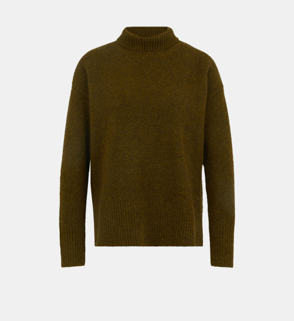 suncoo - Pull Paradis droit alpaga et laine - Vert