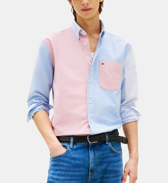 Vêtements Tommy Hilfiger Americana Blocking MW0MW405760GY pour Accessoires - vue 2