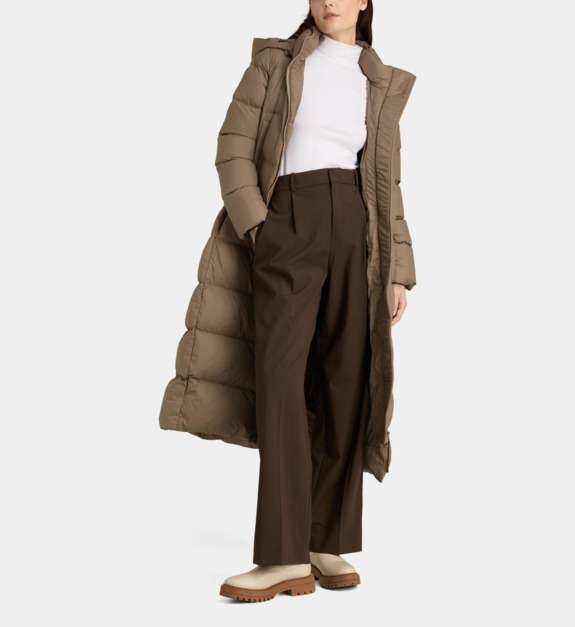 Doudoune Mystique longue capuche matelassée