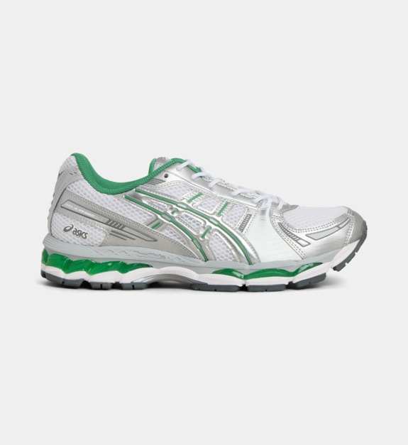 asics - Baskets basses Gel-Kayano finition brillante et métal - Blanc