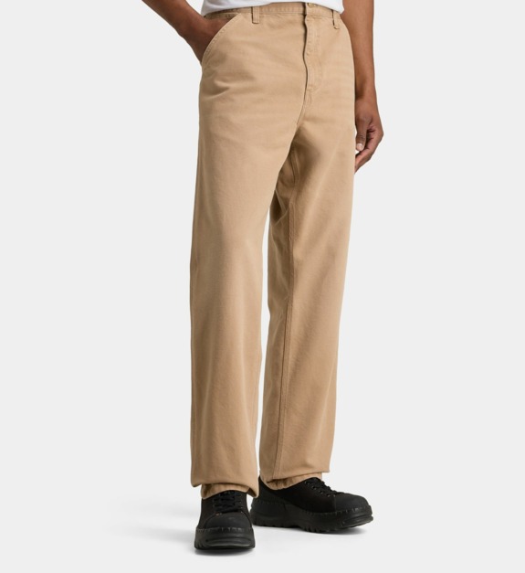 Jean droit confort uni en coton bio