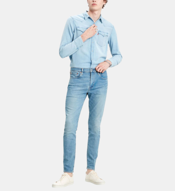 levi's - Jean Slim Taper Fit 512 Pelican Rust - Bleu