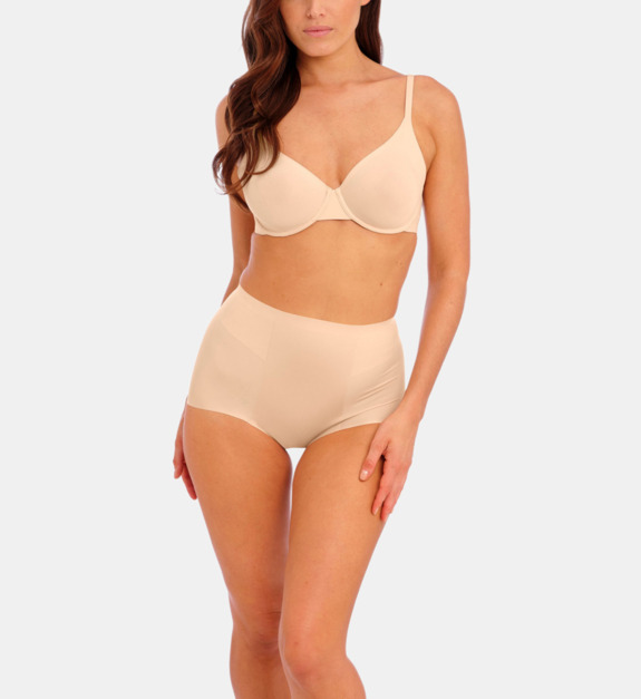 wacoal - Slip gaine sculptant Ines Secret taille haute - Beige