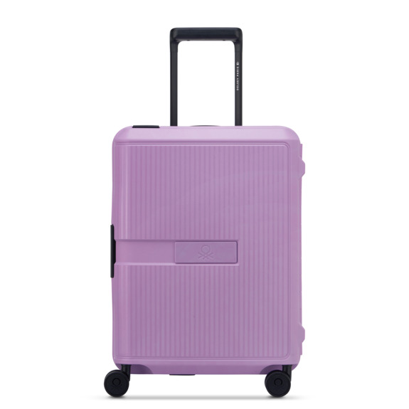 delsey paris - Valise rigide cabine Color Block 4R 55cm - Violet