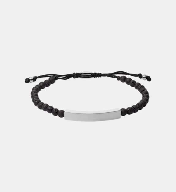 Bracelets Fossil Bracelet homme Heritage D Link cuir Unique - vue 3
