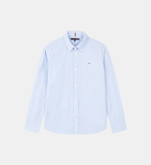 Chemise enfant Tommy Hilfiger BOYS STRETCH OXFORD SHIRT / - vue 3