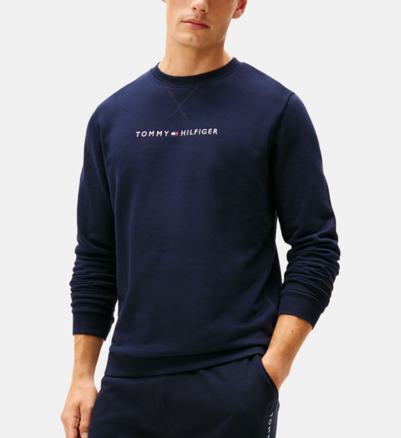 Tommy Hilfiger Sweat Homme Track Top avec Col Ras du Cou - vue 3