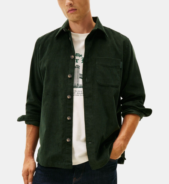 Surchemise en velours côtelé - vue 3