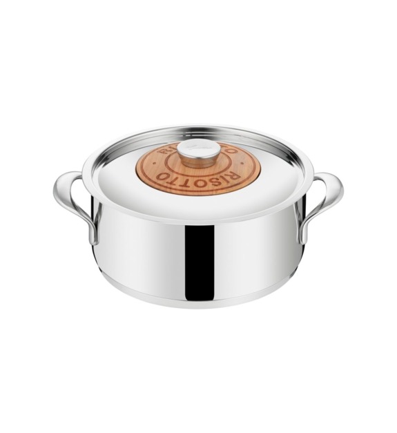 Emozione+-+Faitout+risottiera+en+inox+24+cm+4,1+L