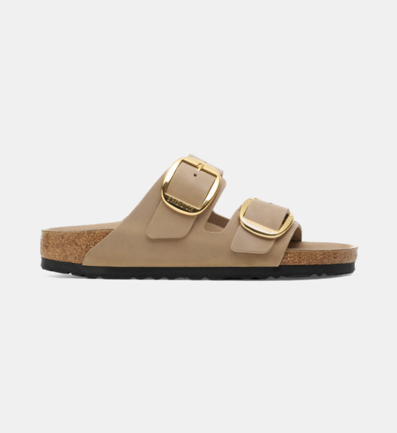 birkenstock - Mules plates Arizona Big Buckle - Marron