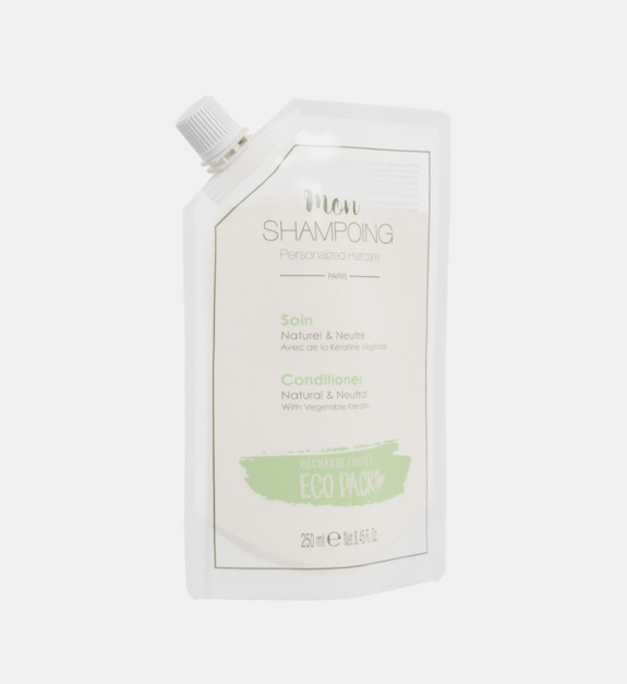 mon shampoing - Recharge Éco-pack de Soin Naturel & Neutre - base neutre de Soin Après-Shampoing démêlant -