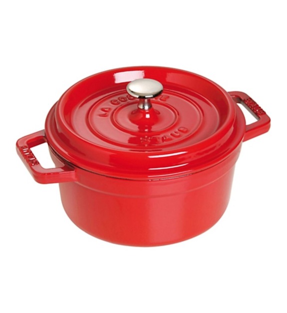 Cocotte ronde en fonte Cherry 20 cm 2 2
