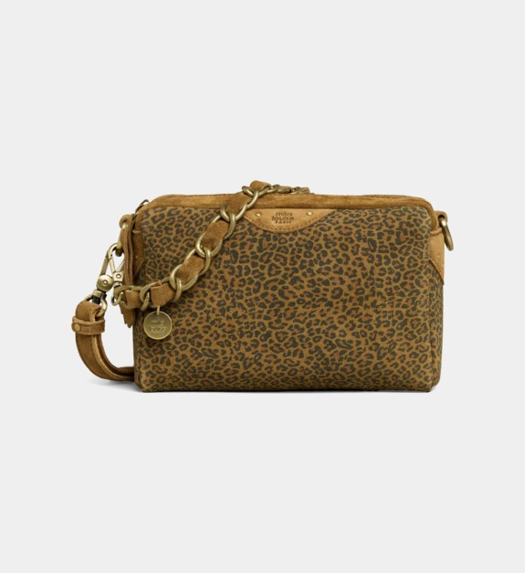 mila louise - Sac bandoulière Mama en cuir - Beige