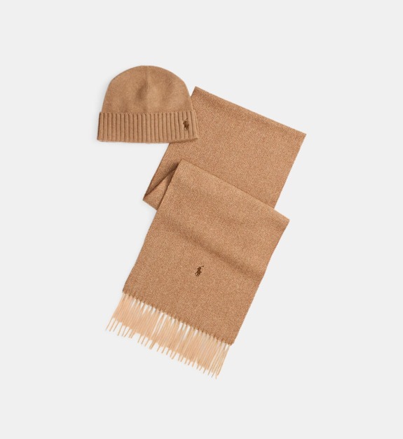 Coffret bonnet et écharpe en laine - vue 2