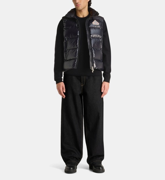 pyrenex - Doudoune sans manches John effet verni - Noir