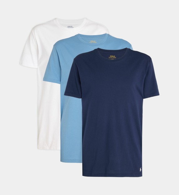 polo ralph lauren - T-shirt en coton - Bleu
